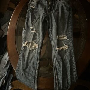 American Eagle Outfitters Distressed Blue Jeans